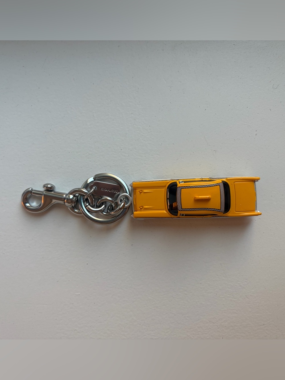 Brand new Coach NYC taxi cab bag charm - Picture 2 of 3